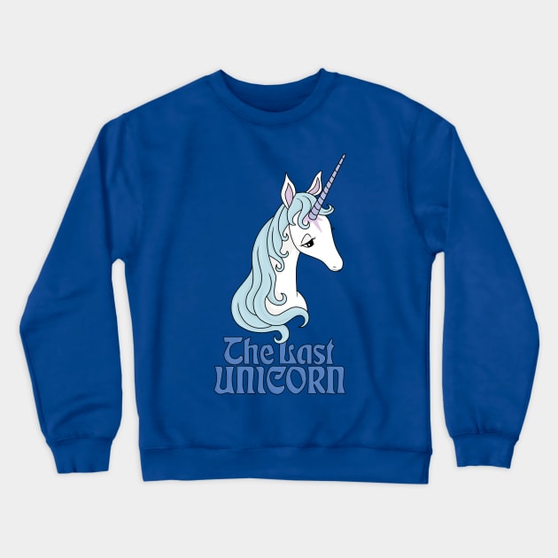 The Last Unicorn Crewneck Sweatshirt by valentinahramov